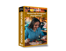 30 Restaurant Instagram Engagement Posts Canva Templates