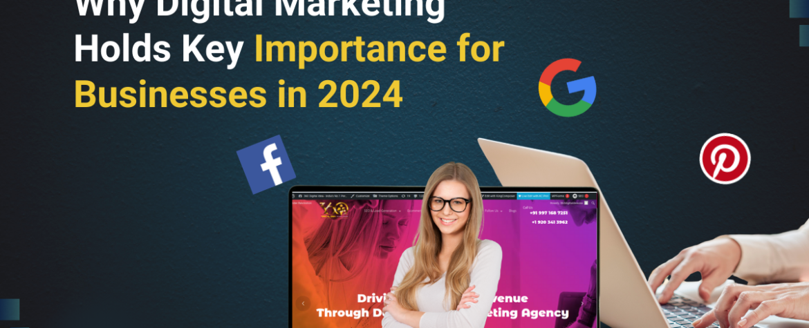 Why Digital Marketing Holds Key Importance for Businesses in 2024, Digital marketing company in Delhi NCR, seo company in delhi, seo company near me, Best seo service provider company in delhi,